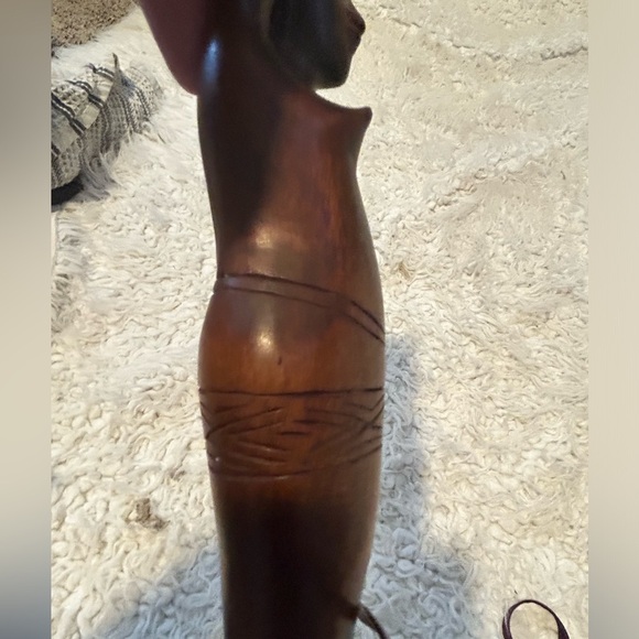 Hawaii Vintage Hand Carved Wooden Nude Woman Lady Nutcracker Folk Art Carving - Picture 6 of 15